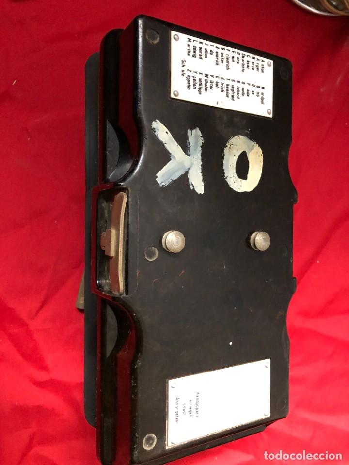 Militaria: TELEFONO ALEMAN DE CAMPA&Ntilde;A - Foto 5
