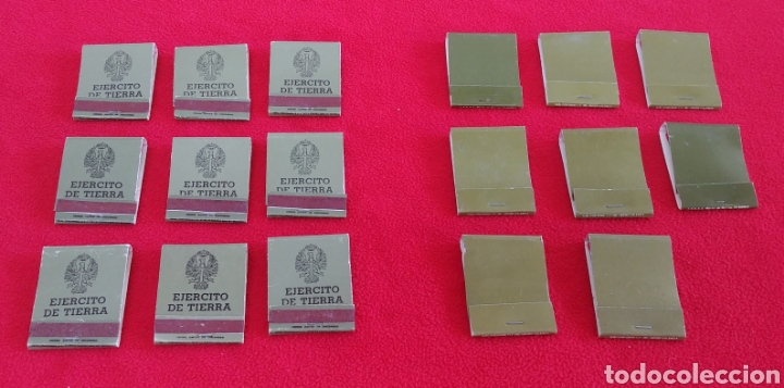 Militaria: 17 cajitas de 20 f&oacute;sforos cada una de dotacion en las raciones de prevision