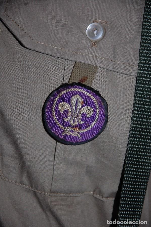 Militaria: CAMISA Y COMPLEMENTOS DE BOY SCOUT ESPA&Ntilde;A-MACHETE CANTIMPLORA Y BOINA- - Foto 6