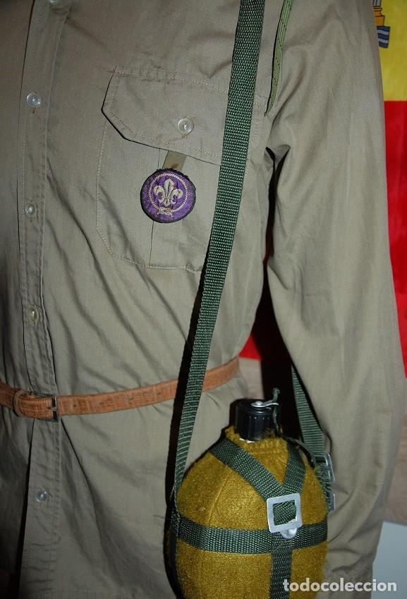 Militaria: CAMISA Y COMPLEMENTOS DE BOY SCOUT ESPA&Ntilde;A-MACHETE CANTIMPLORA Y BOINA- - Foto 7
