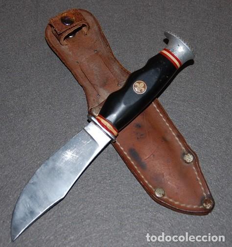 Militaria: CAMISA Y COMPLEMENTOS DE BOY SCOUT ESPA&Ntilde;A-MACHETE CANTIMPLORA Y BOINA- - Foto 8