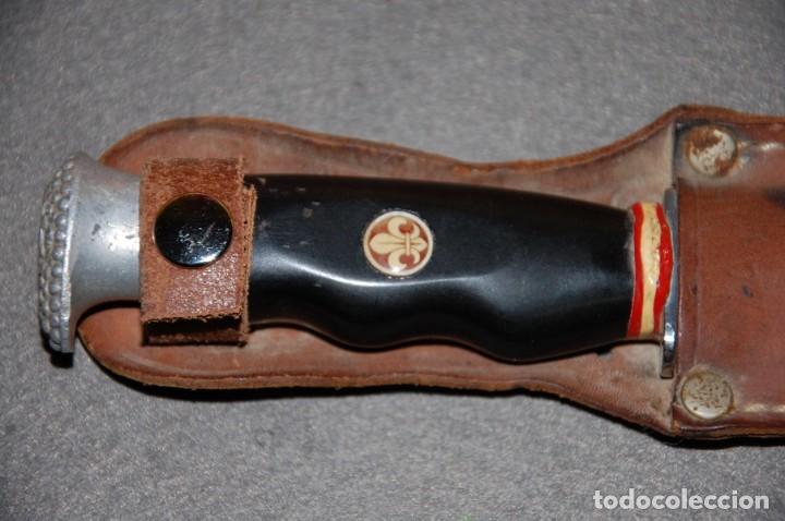 Militaria: CAMISA Y COMPLEMENTOS DE BOY SCOUT ESPA&Ntilde;A-MACHETE CANTIMPLORA Y BOINA- - Foto 14
