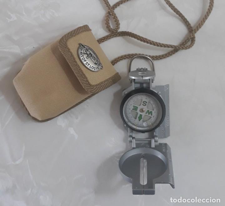 Militaria: BRUJULA CON FUNDA - Foto 1