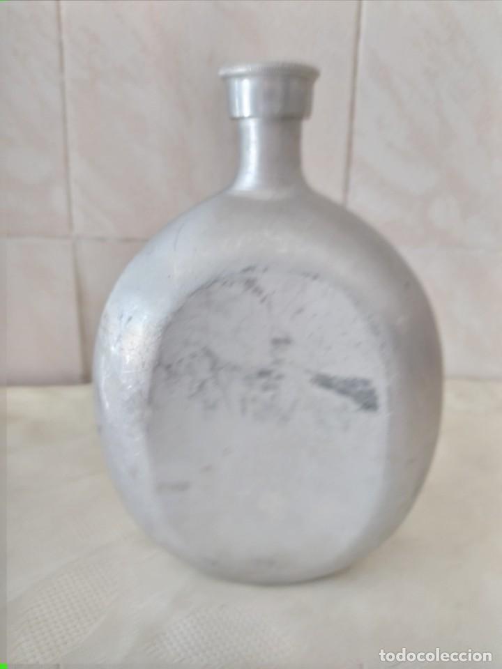 Militaria: Antigua cantimplora de aluminio ,militar - Foto 4