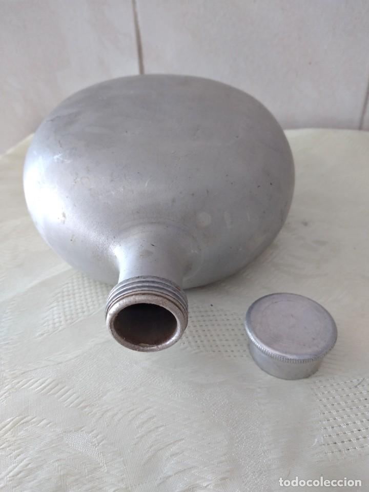 Militaria: Antigua cantimplora de aluminio ,militar - Foto 5