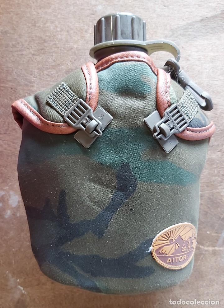 Militaria: Cantimplora de camuflaje, AITOR - Foto 1