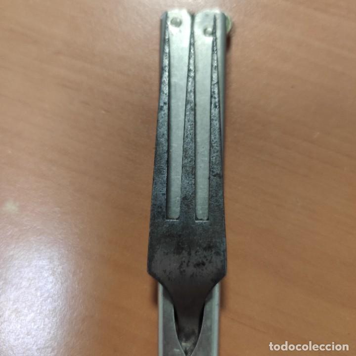 Militaria: ANTIGUOS CUBIERTOS PLEGABLES DEL EJERCITO - Foto 11