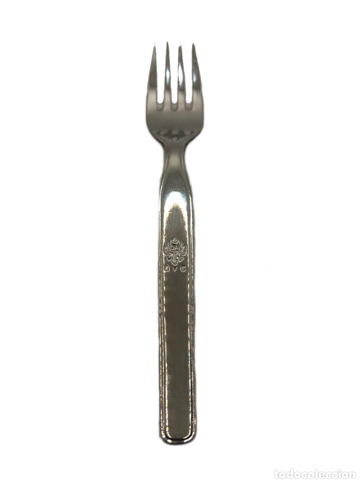 Militaria: TENEDOR PEQUE&Ntilde;O EJ&Eacute;RCITO ESPA&Ntilde;OL ORIGINAL - Foto 1