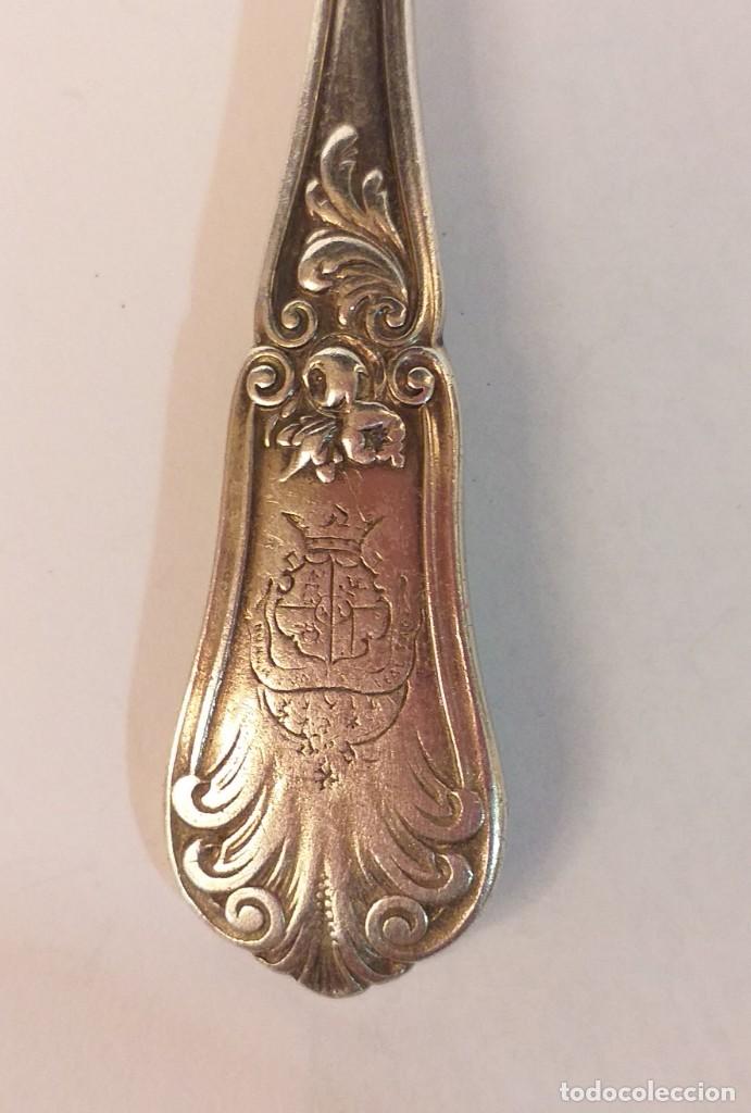 Militaria: Cucharilla de plata francesa del general Prim - Foto 3