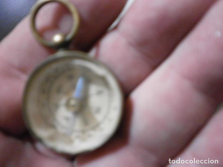 Militaria: antigua brujula de laton - Foto 2