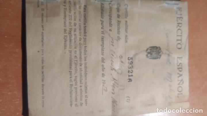Militaria: cartilla militar ejercito espa&ntilde;ol - Foto 1