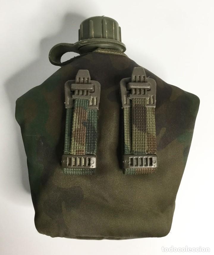 Militaria: Cantimplora con funda. Ej&eacute;rcito Espa&ntilde;ol de Tierra. - Foto 2