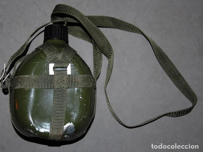 Militaria: CANTIMPLORA DE ALUMINO ESMALTADA CON CORREAJE - Foto 2