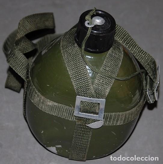 Militaria: CANTIMPLORA DE ALUMINO ESMALTADA CON CORREAJE - Foto 3