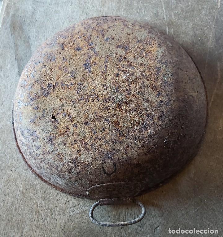 Militaria: Plato de trinchera de hierro - Foto 2