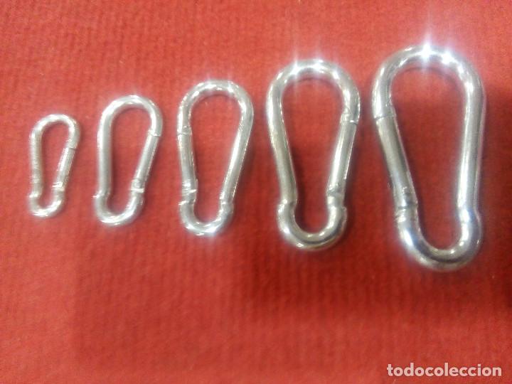 Militaria: MOSQUETONES DE ACERO - Foto 1