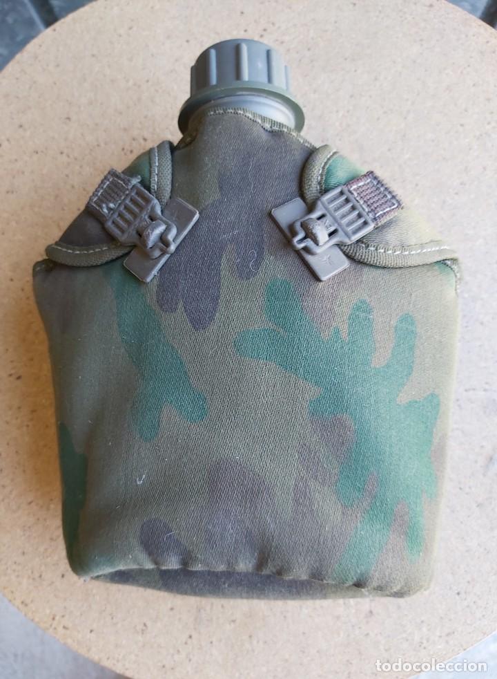 Militaria: Cantimplora con funda de camuflaje - Foto 1