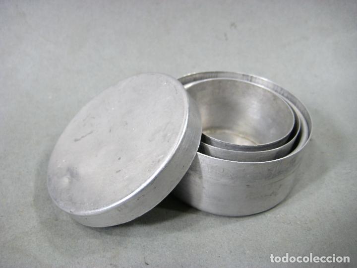 Militaria: ANTIGUO VASO DE ALUMINIO PLEGABLE - Foto 3