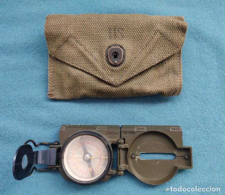 Militaria: BRUJULA DE CAMPA&Ntilde;A DEL EJERCITO NORTEAMERICANO - Foto 2