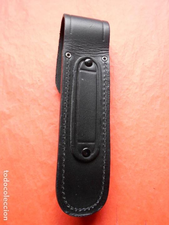 Militaria: FUNDA CUERO NEGRO NUEVA - Foto 2