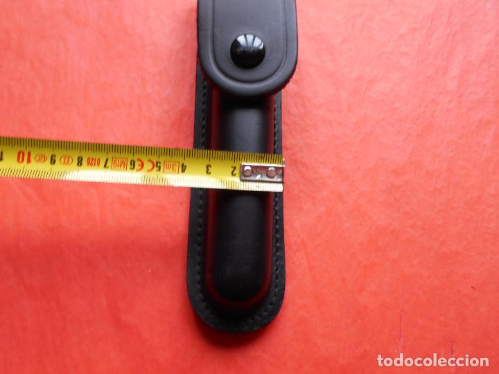 Militaria: FUNDA CUERO NEGRO NUEVA - Foto 3