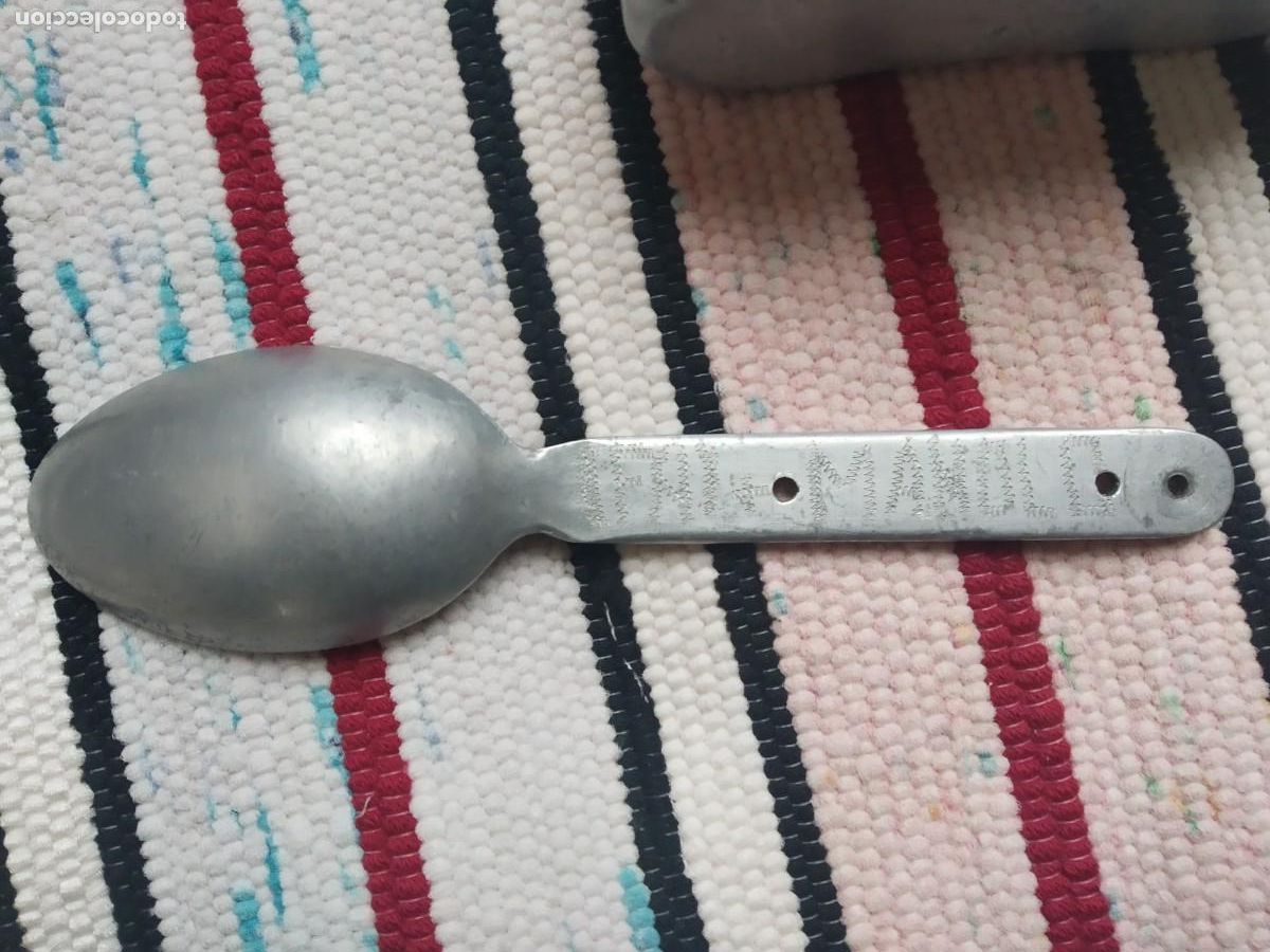 Militaria: CUCHARA Y BASE CANTIMPLORA MILITAR - SIDI IFNI - Foto 4