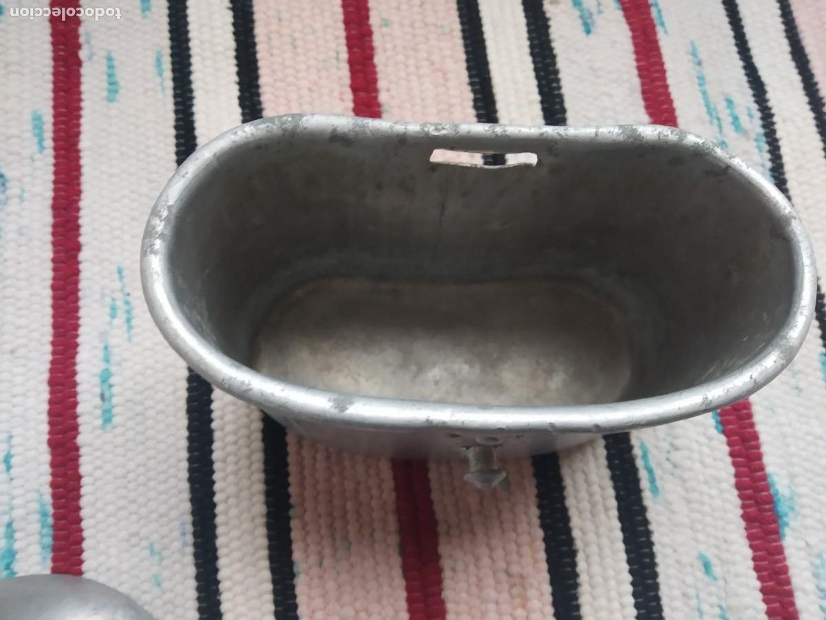 Militaria: CUCHARA Y BASE CANTIMPLORA MILITAR - SIDI IFNI - Foto 8
