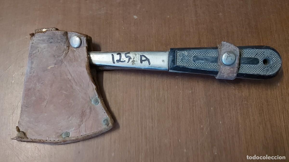 Militaria: Hacha martillo con funda, 22 cm - Foto 2