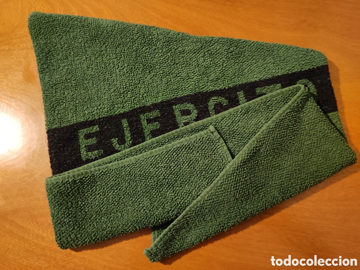 Militaria: Toalla ejercito espa&ntilde;ol verde militar - Foto 6