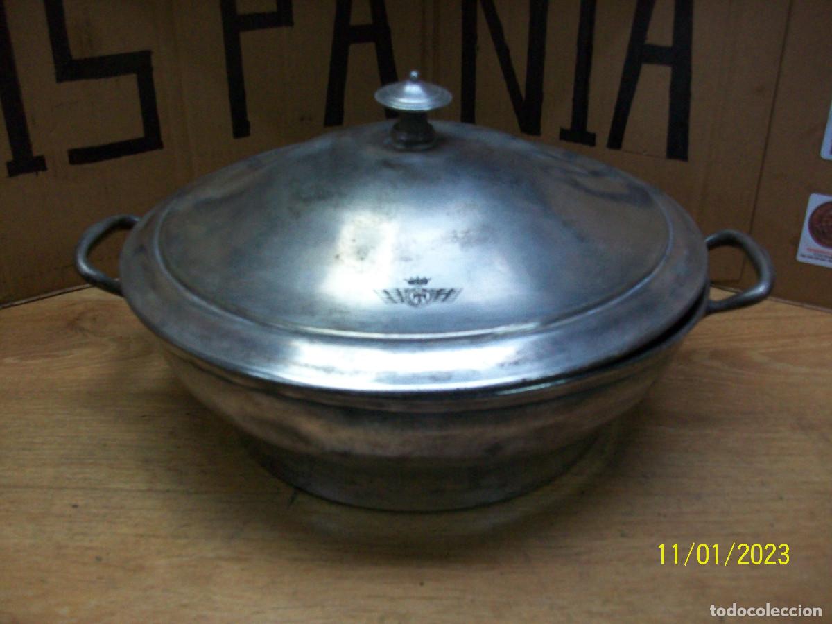 Militaria: OLLA DE LA DIVISION AZUL-ALPACA - Foto 1