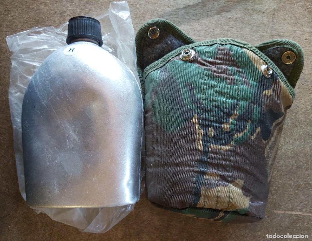 Militaria: Cantimplora con funda de camuflaje - Foto 3