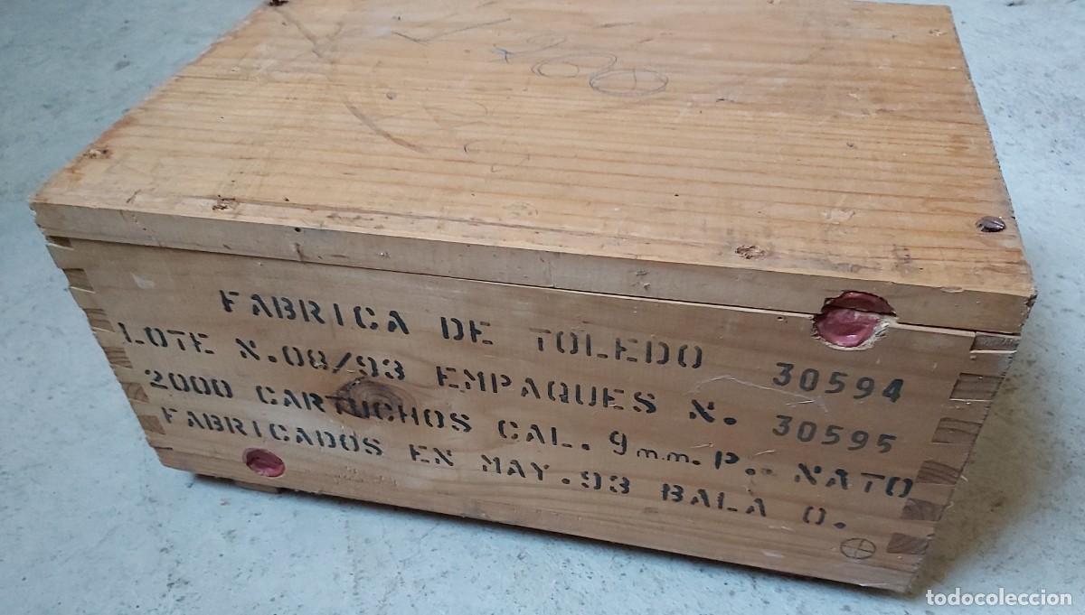 Militaria: Caja de madera, militar - Foto 5