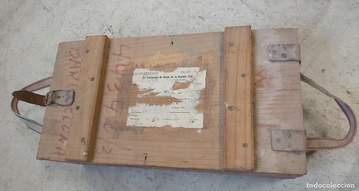 Militaria: Caja de madera, militar - Foto 2