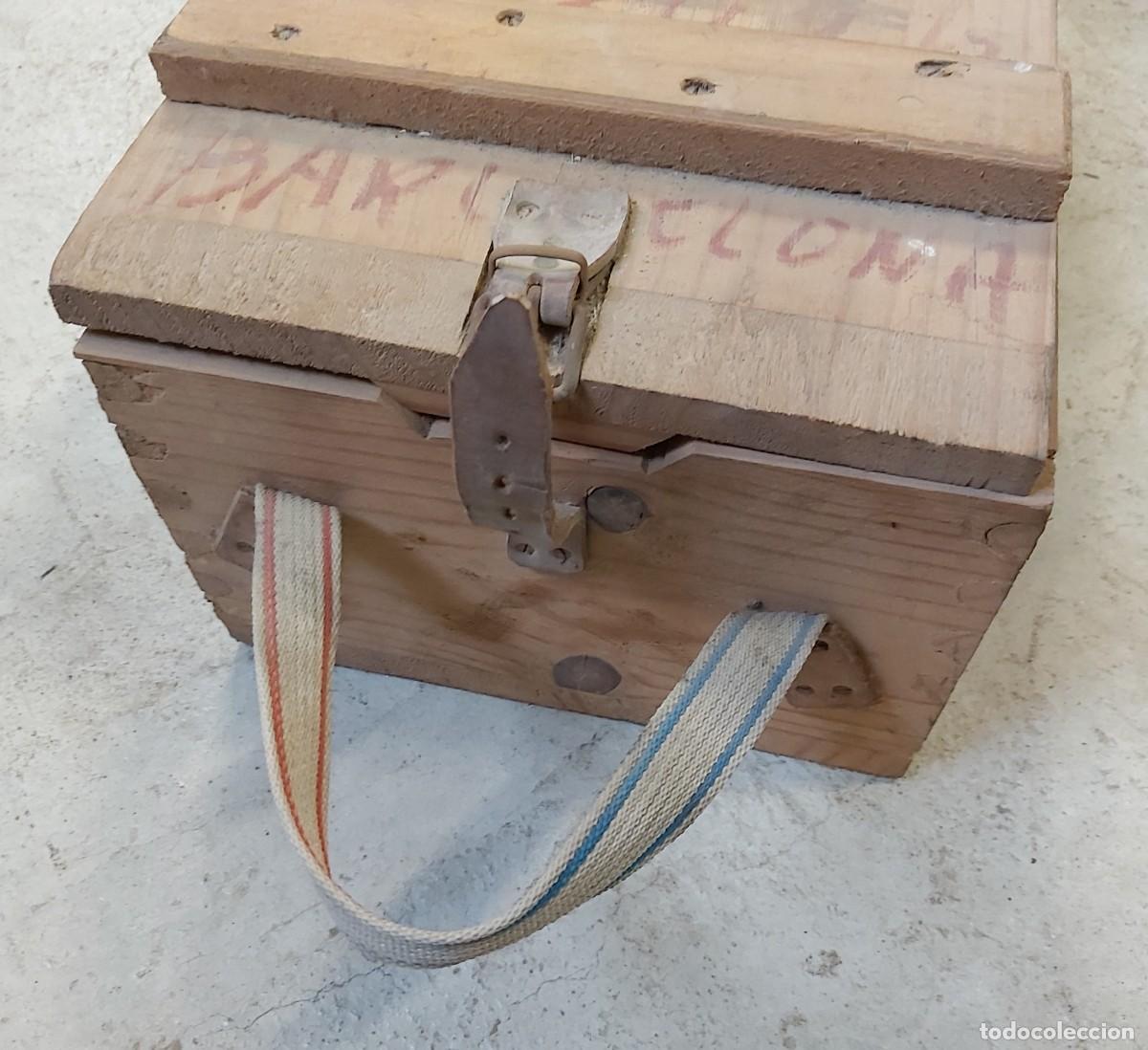 Militaria: Caja de madera, militar - Foto 4