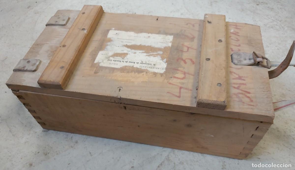 Militaria: Caja de madera, militar - Foto 7