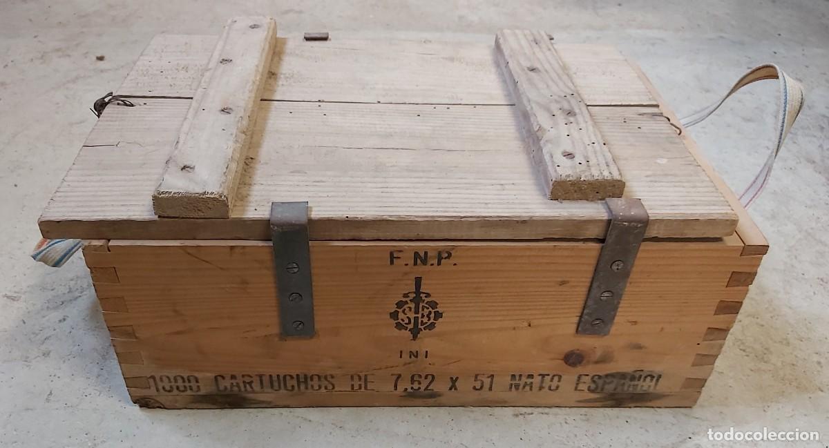 Militaria: Caja de madera, militar - Foto 4