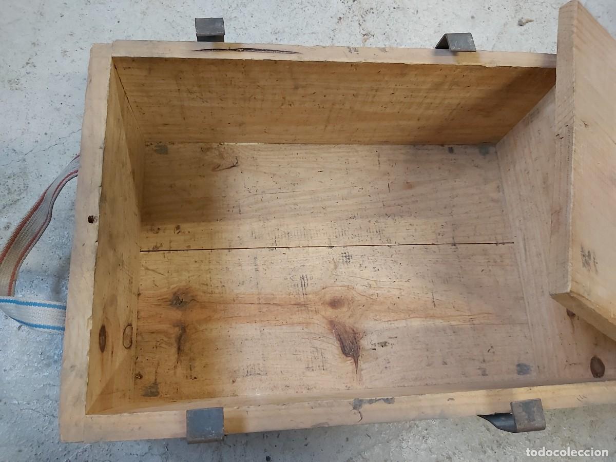 Militaria: Caja de madera, militar - Foto 6