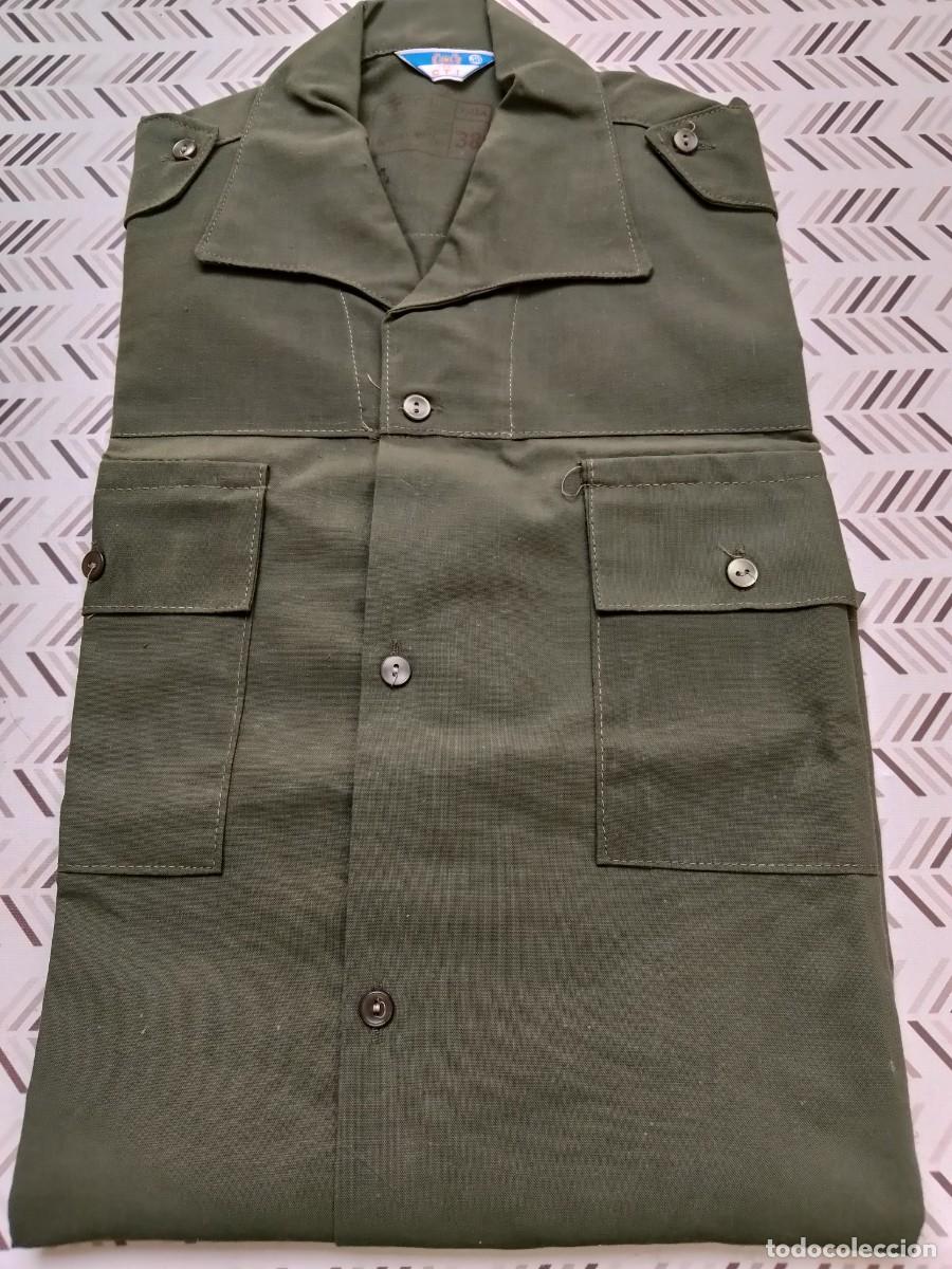 Militaria: Camisa, faena ejercito de tierra. - Foto 1