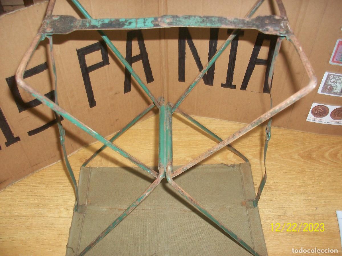 Militaria: SILLA MILITAR - Foto 4