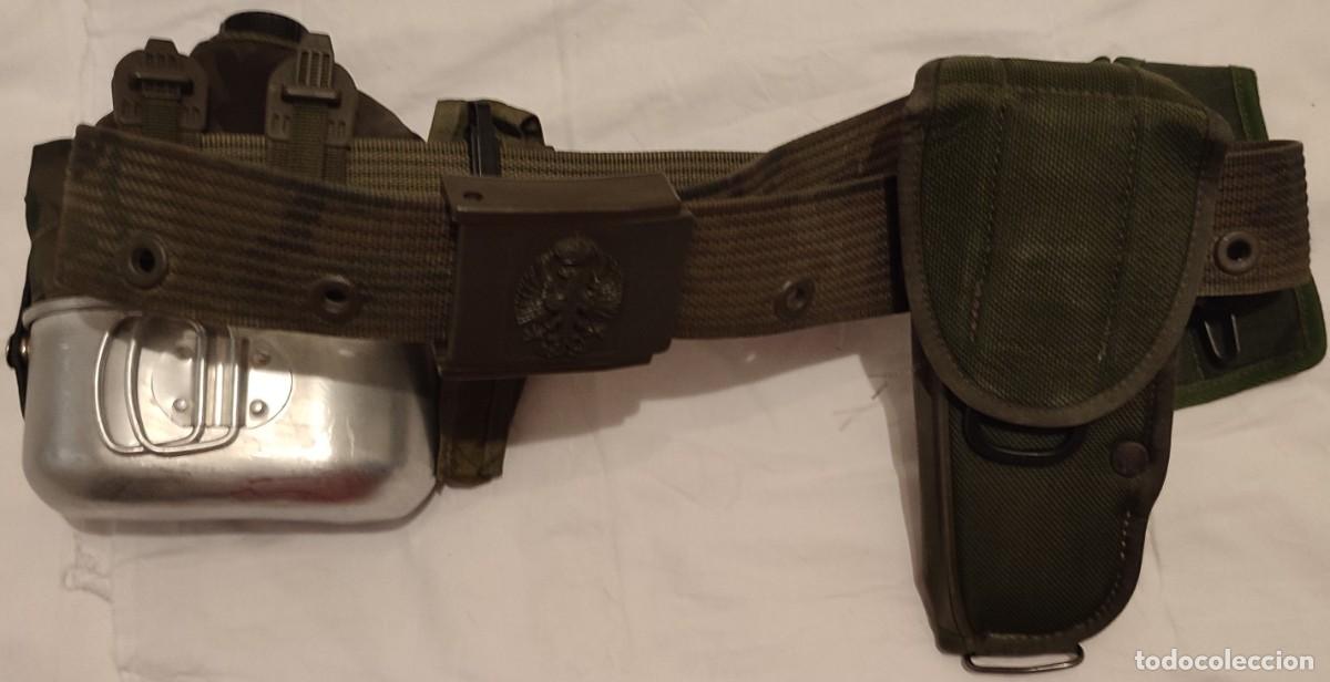 Militaria: CORREAJE DE COMBATE DEL EJ&Eacute;RCITO ESPA&Ntilde;OL. MUY COMPLETO - Foto 3