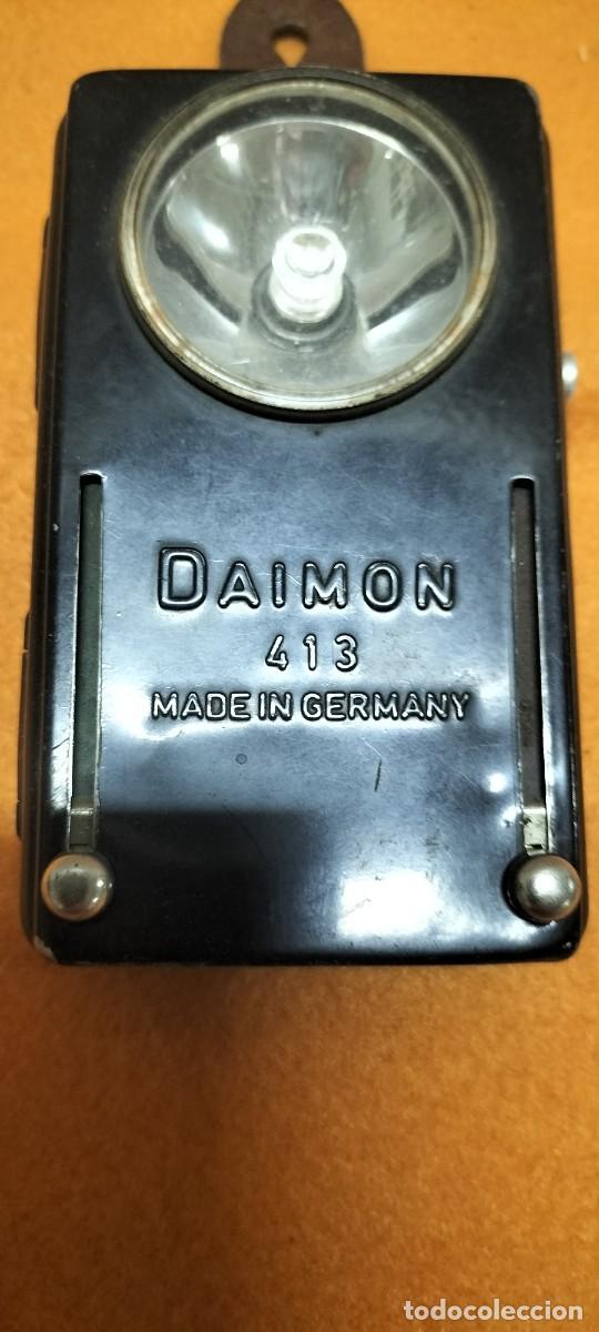 Militaria: Linterna, con control deslizante rojo y verde *+Daimon 413 *FLASHLIGHT - Foto 2