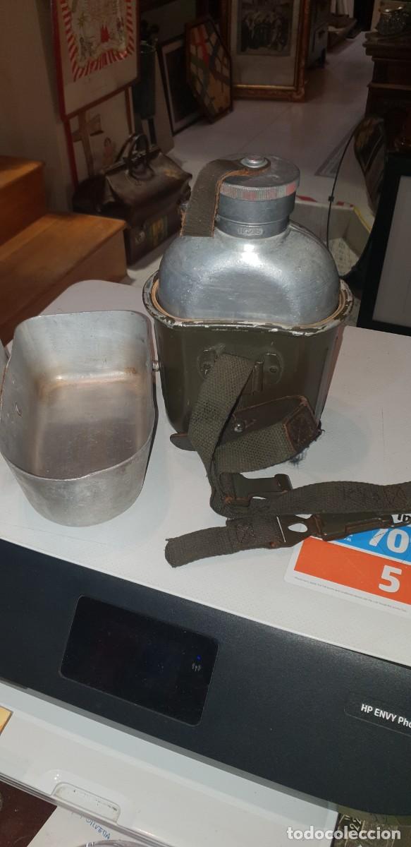 Militaria: Cantimplora militar de campa&ntilde;a - Foto 1