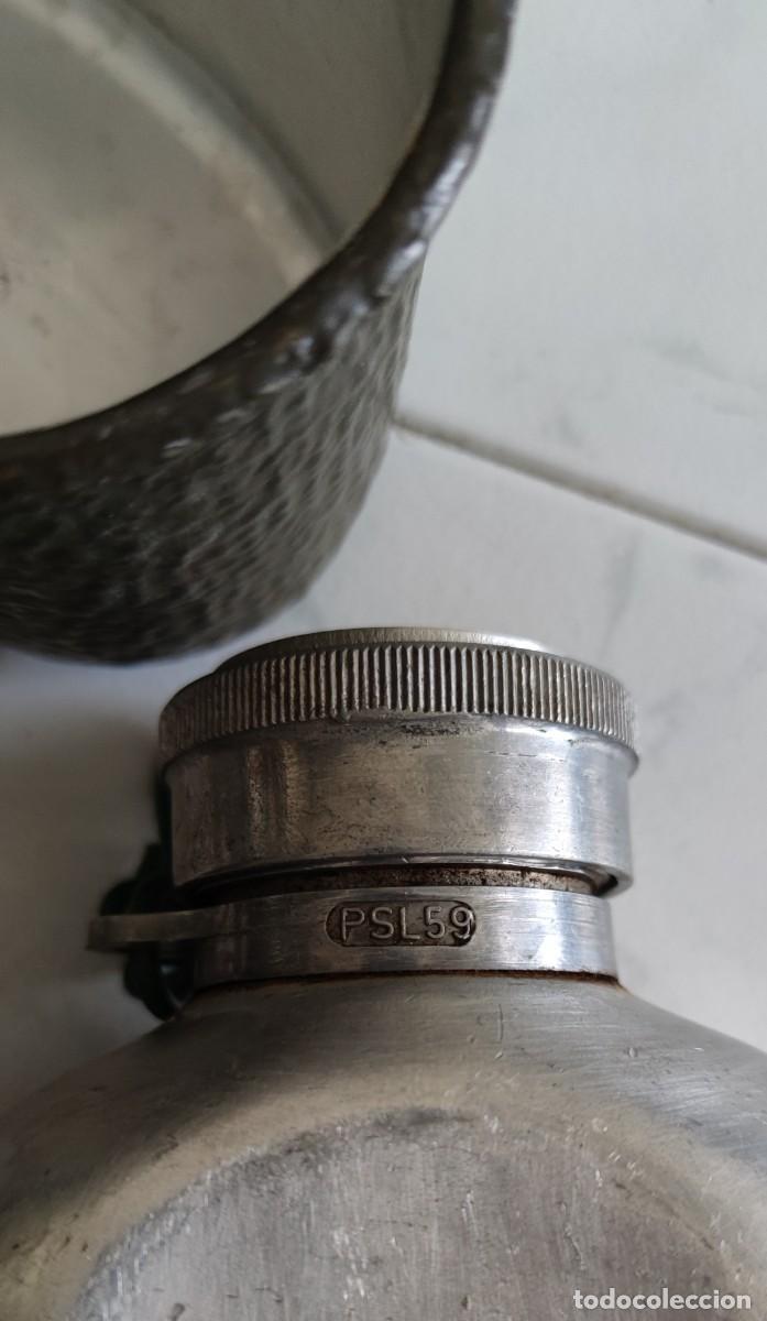 Militaria: Cantimplora ej&eacute;rcito alem&aacute;n accidental a&ntilde;os 50/60 - Foto 3