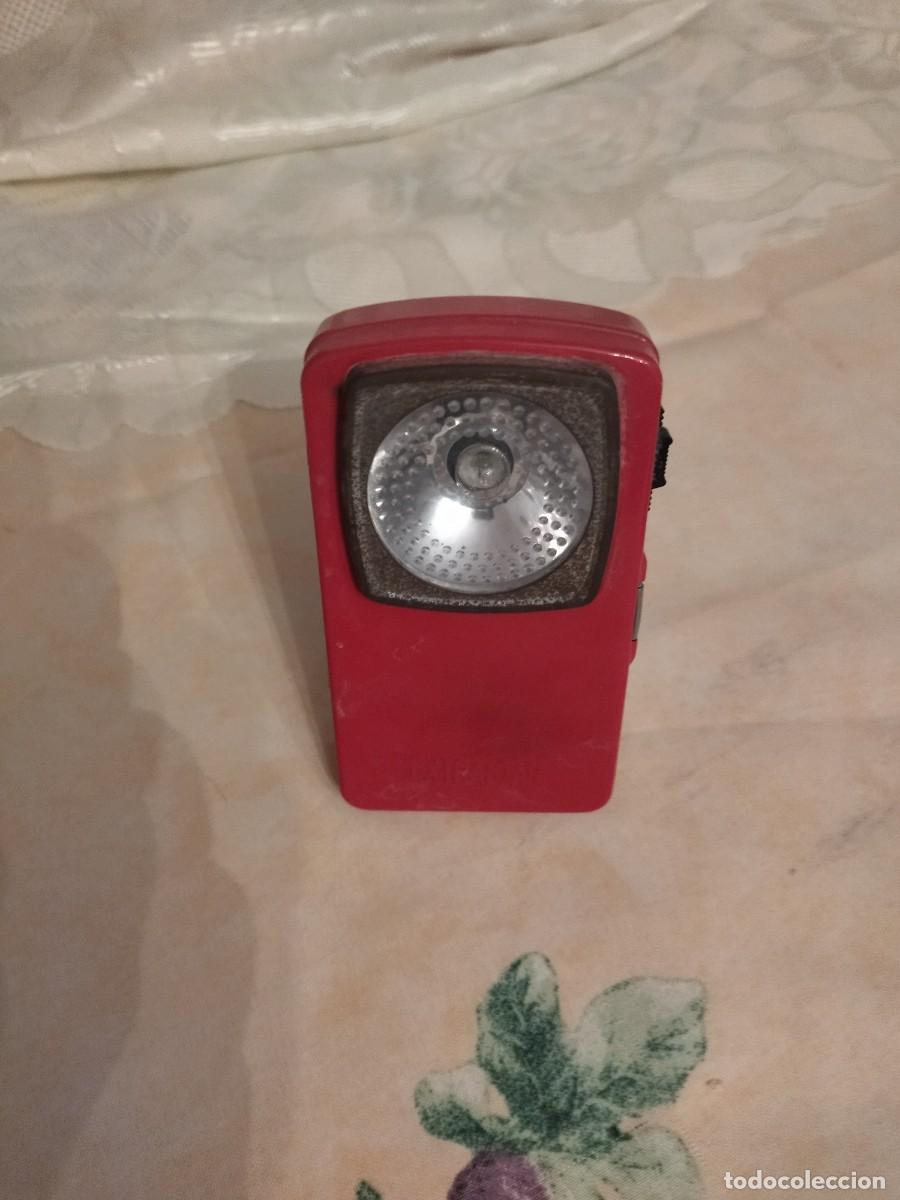 Militaria: Linterna de metal extrastar de petaca. - Foto 2