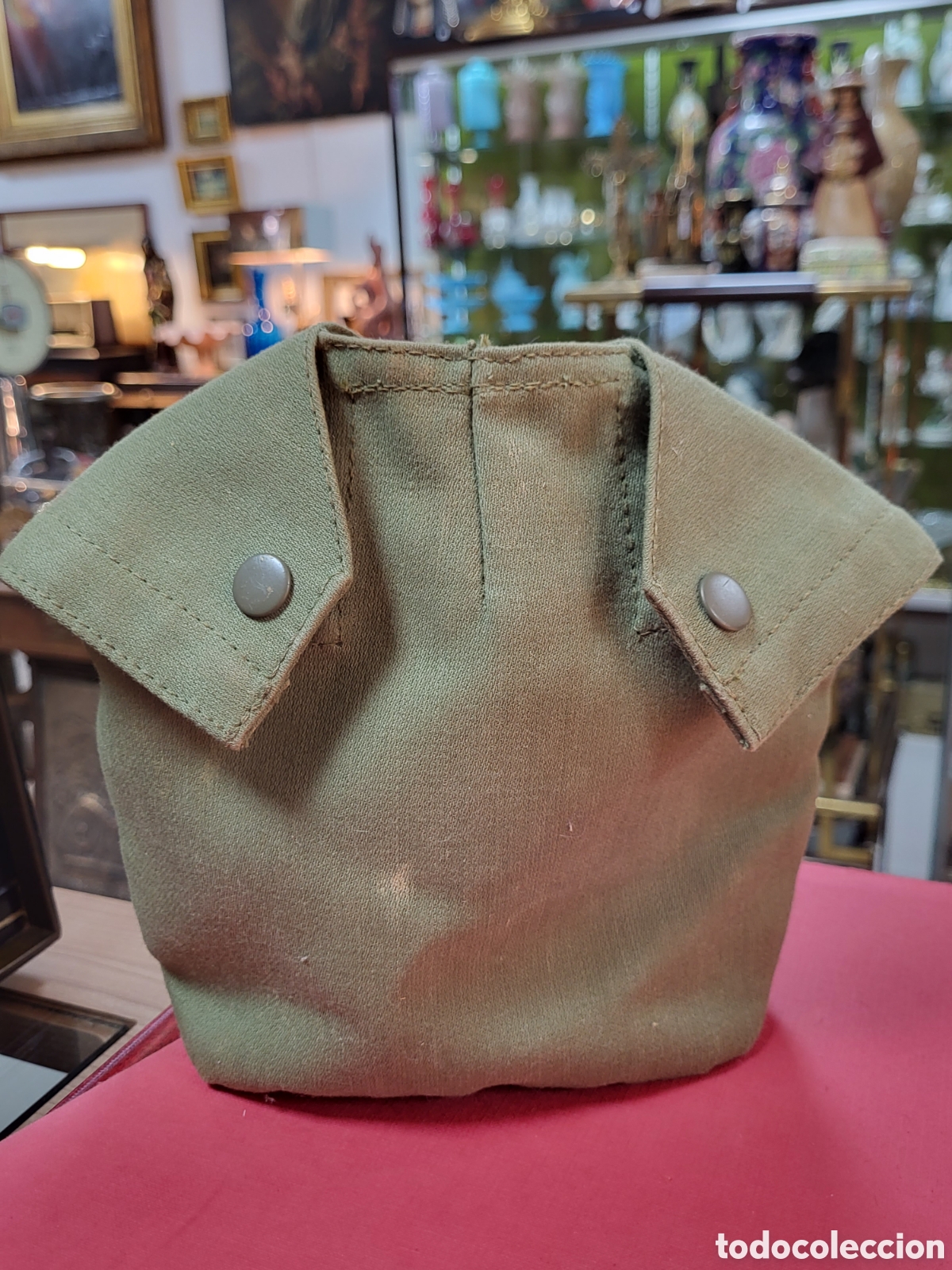 Militaria: ANTIGUA CANTIMPLORA MILITAR - Foto 3
