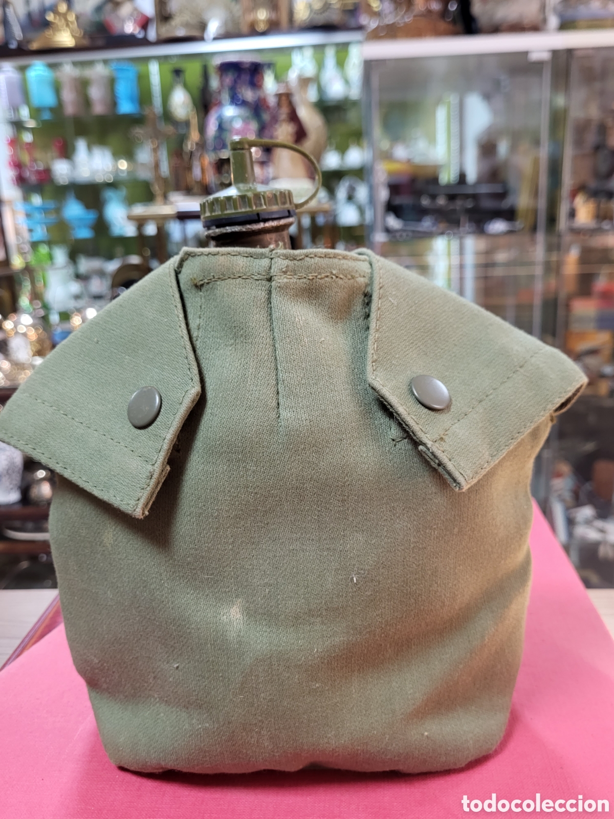 Militaria: ANTIGUA CANTIMPLORA MILITAR - Foto 6