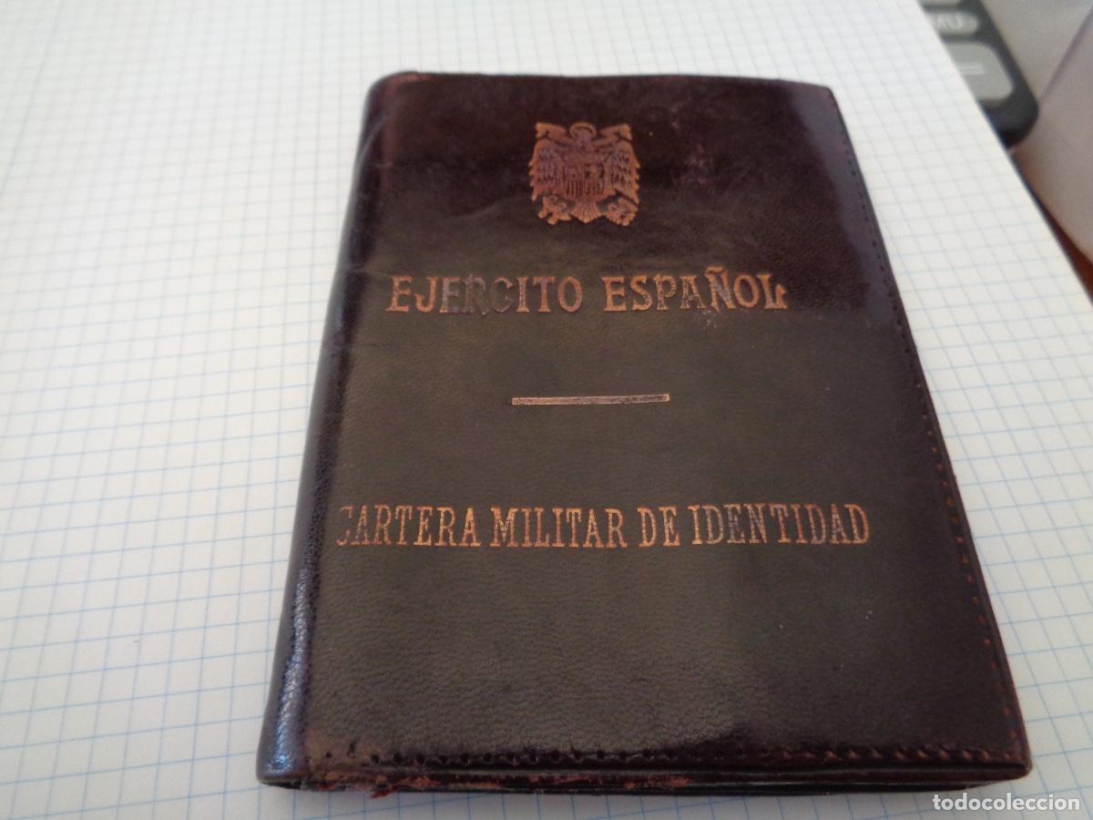 Militaria: cartera de cuero militar ejercito espa&ntilde;ol - Foto 1