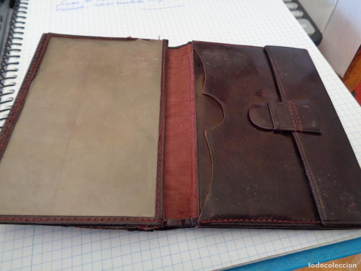 Militaria: cartera de cuero militar ejercito espa&ntilde;ol - Foto 2