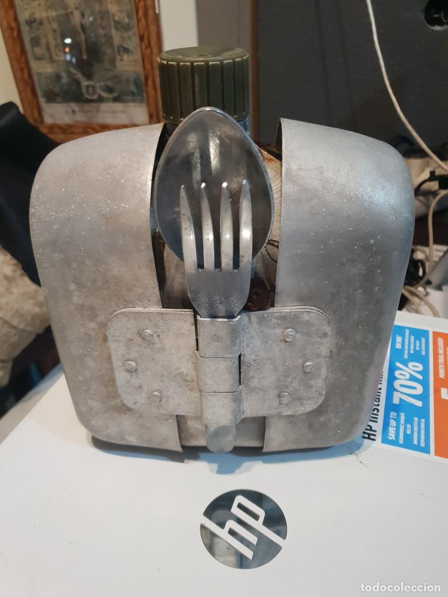Militaria: Cantimplora militar de campa&ntilde;a - Foto 1