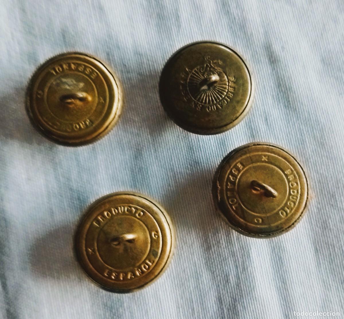 Militaria: 6 BOTONES DE UNIFORME DE AVIACI&Oacute;N, - Foto 3